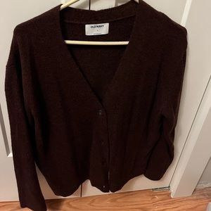 Old Navy Womens Maroon Cardigan, never worn